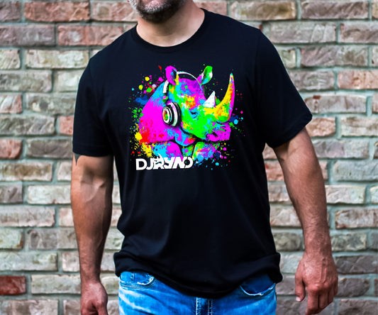 DJ Ryno Splattered Paint Design