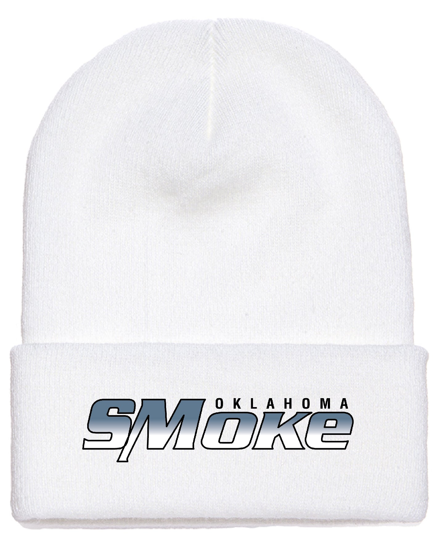 Oklahoma Smoke Embroidered Beanie