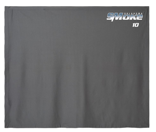 Oklahoma Smoke Fleece Stadium Blanket