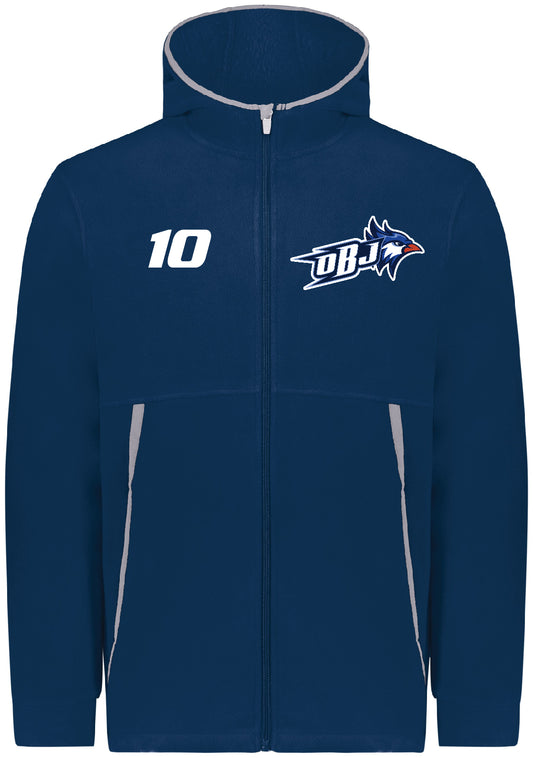 Oklahoma Blue Jays Embroidered Holloway Chill Fleece 2.0 Zipper Hoodie